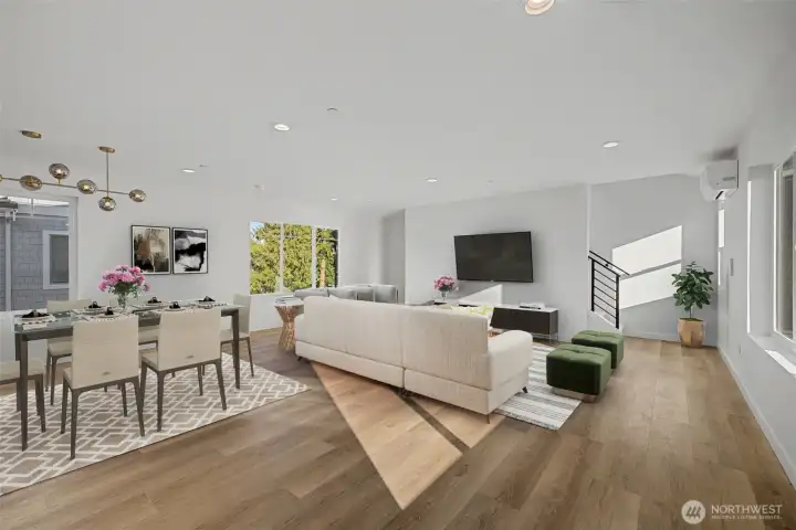 Photos virtually staged