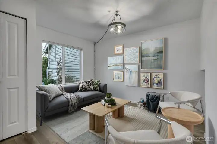 This room is virtually staged