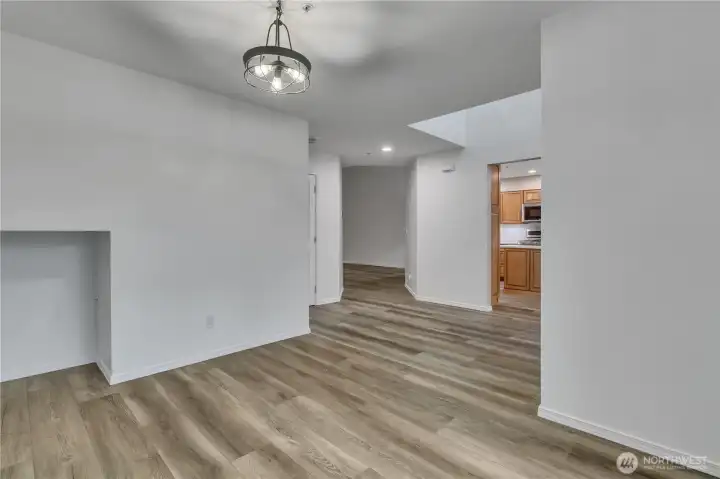 Another view of the blank canvas