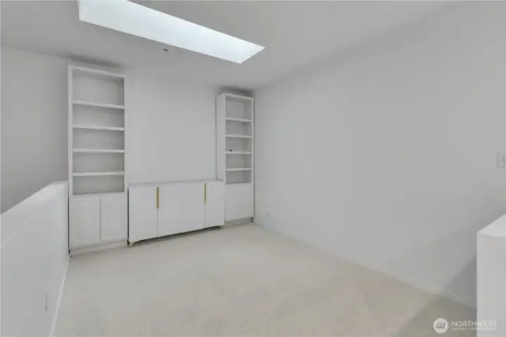 Blank slate of upper floor loft