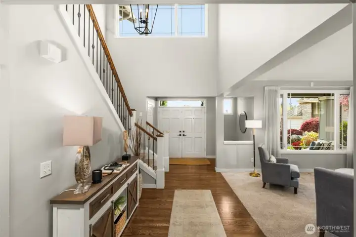 Showcasing extensive hardwoods, an abundance of natural light. Fresh interior paint.