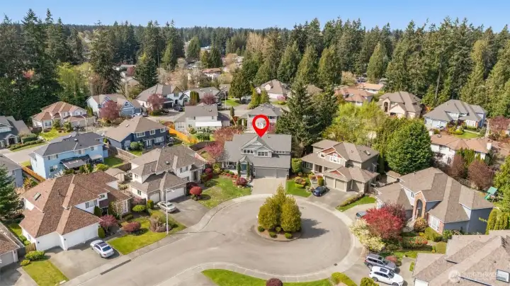 Nestled off a cul-de-sac, this home boasts desire from the curb. Where life feels grounded and entirely your own!