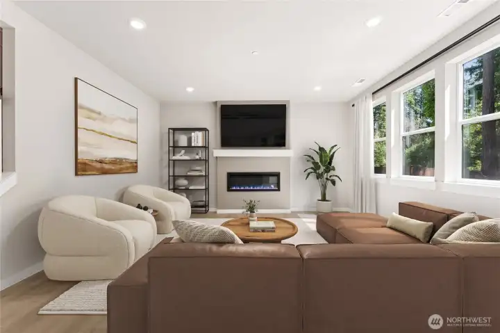 Prewire for TV. Photo's are for representational purposes only. Colors and finishes may differ.