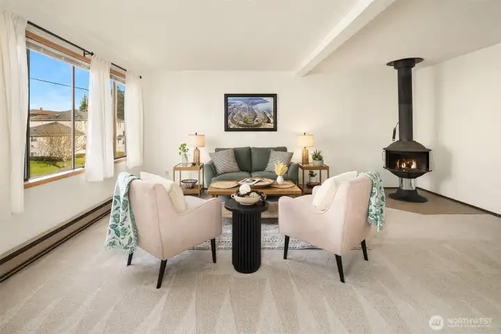 Fresh Carpet and Paint