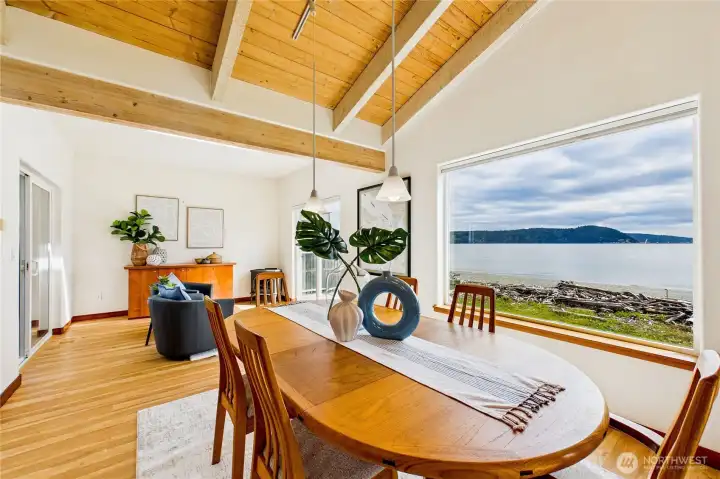 Open Floor plan allows the chef(s) to be included