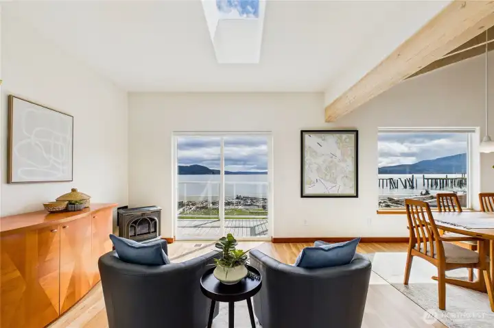 Sip your morning tea or coffee and take in the view