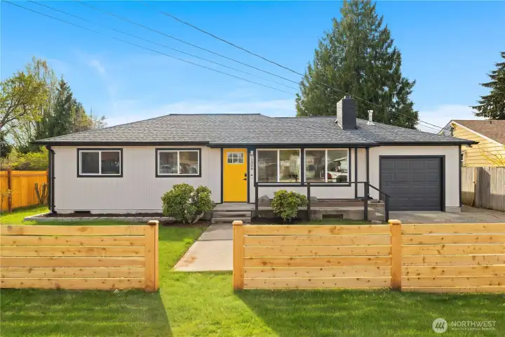 Lawn is photoshopped, grass is growing rn