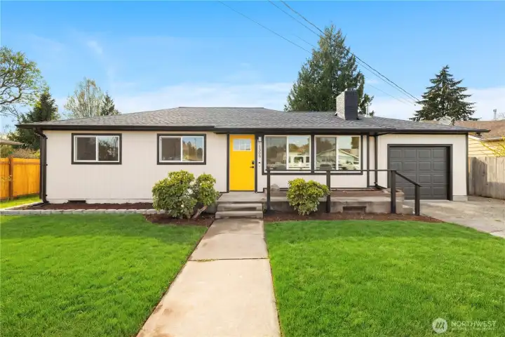 Grass seed has been spread and will grow.