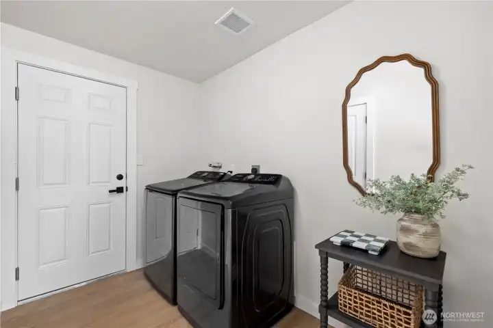 Laundry area.