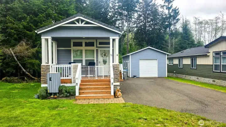 It even comes with a garage