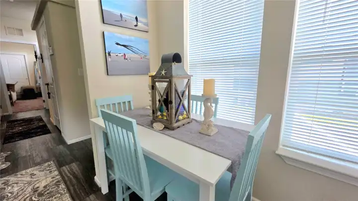 Little dining space