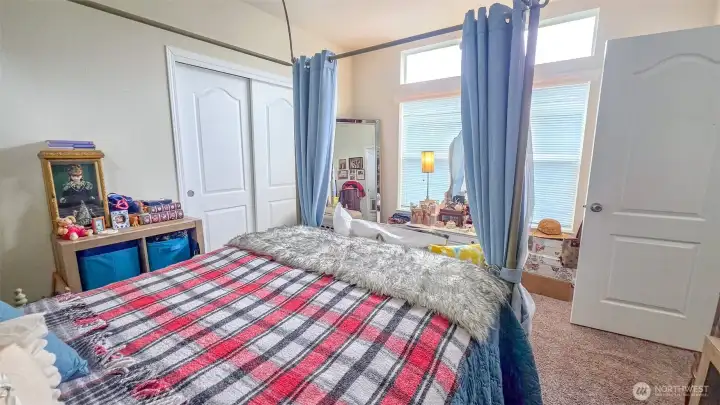 Closet area and lots of natural light