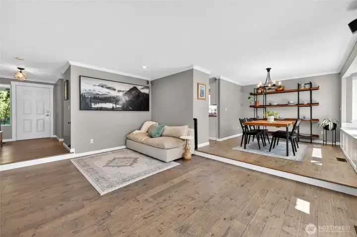Spacious family room
