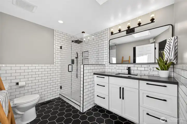 Heated flooring in Masterbathroom
