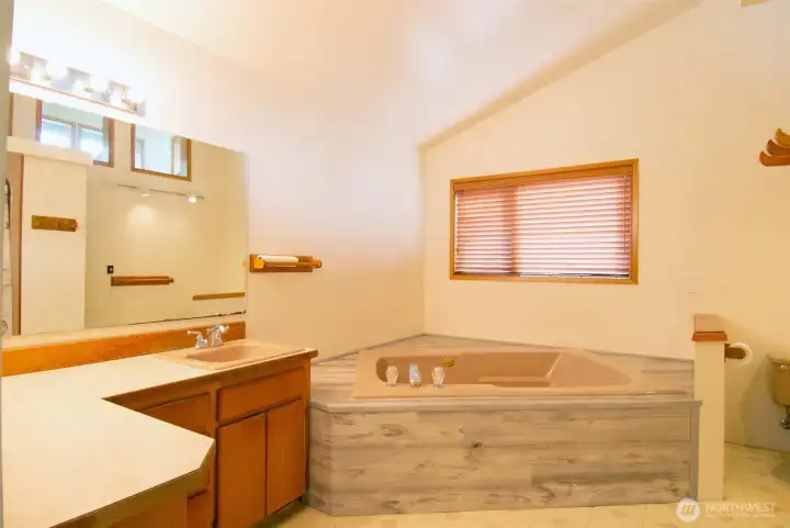 Primary Bath with Jetted Tub