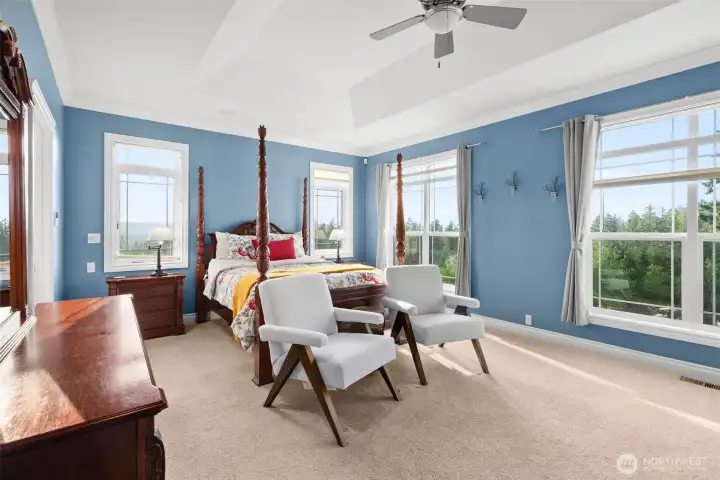 Primary bedroom on the main floor