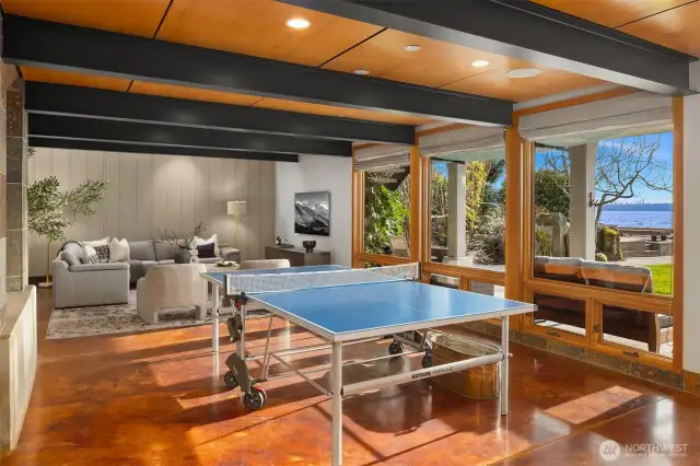 Sonos Sound System throughout interior & exterior of the home with separate zones.