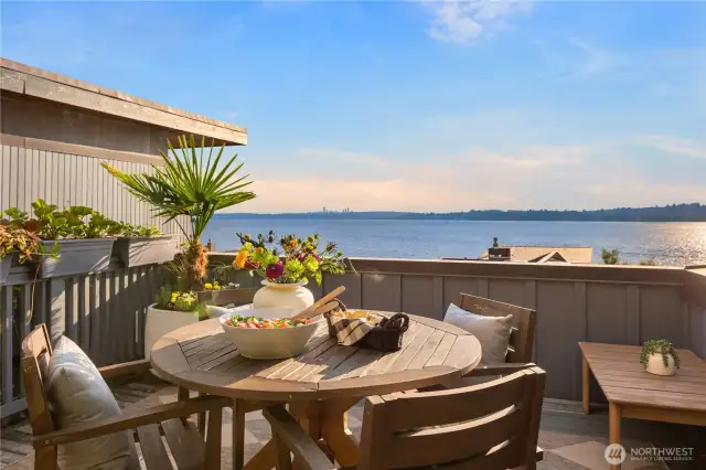2 Decks – main & roof top with Sonos System