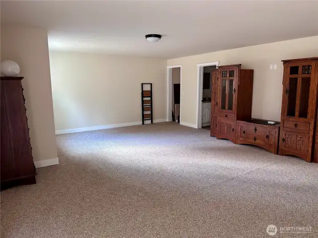 So much space downstairs!