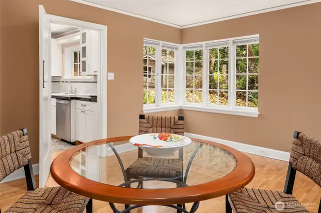 Natural light graces all the rooms