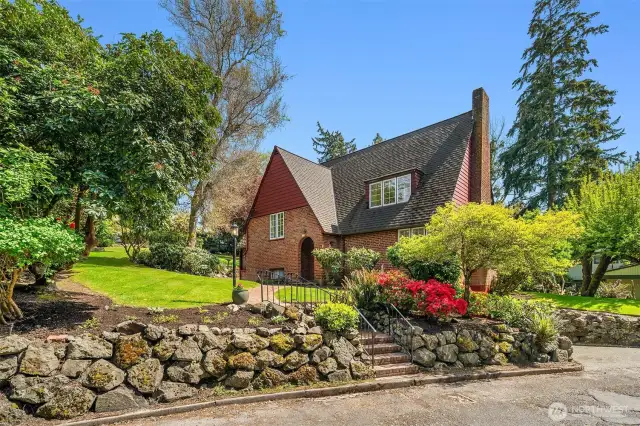 Timeless Brick Tudor awaits you