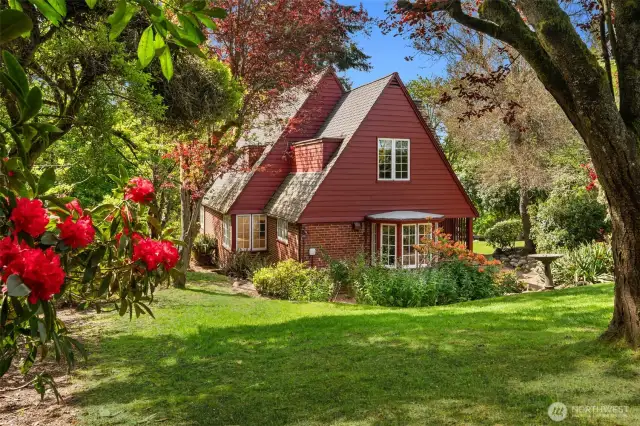 Lush and Private yard