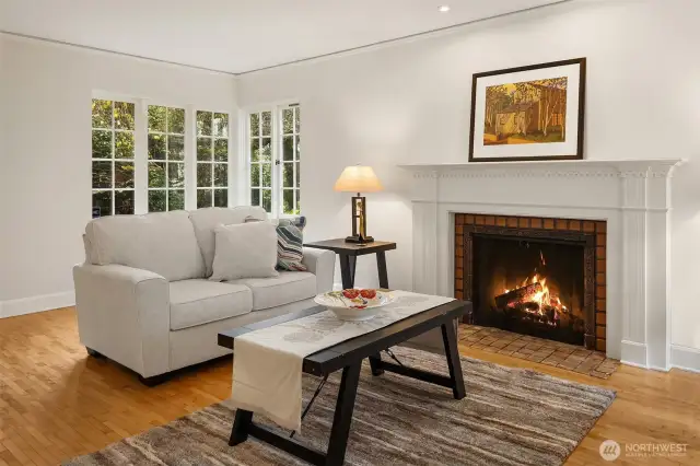 Fireplace is so cozy when needed