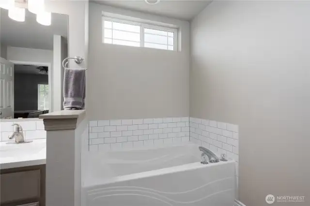 Soaking tub!