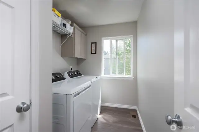 Laundry room upstairs.