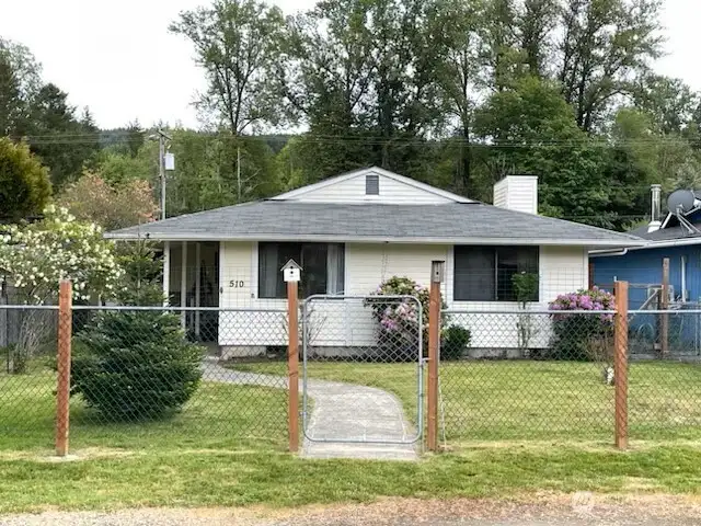 Front showing the fence