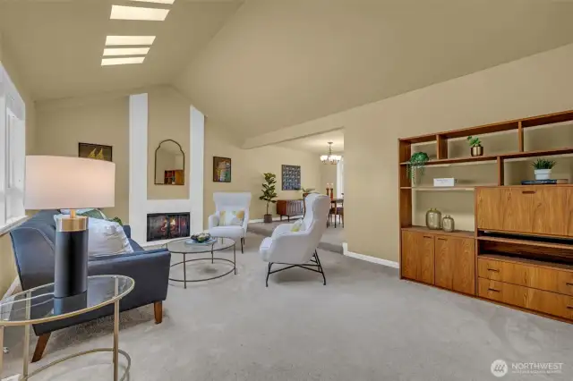 Plenty of space in this living room