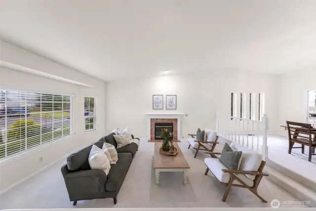 Lots of windows to let in natural light