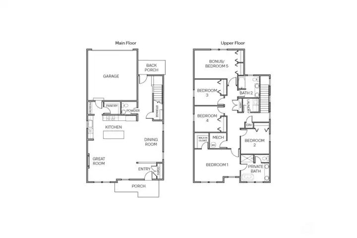 BRENTWOOD floorplan. Actual home is under construction and materials, colors, and finishes will vary. See site agent for details.