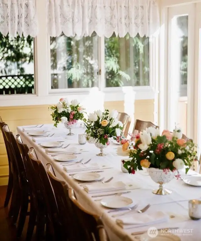 At Inn at Ship Bay we seek to create a unique, comfortable and unforgettable Orcas Island event. Our indoor private banquet room can accommodate up to 48 people for a seasonally inspired plated dinner or buffet featuring fresh local seafood & produce. If pleasant weather beckons, a separate tent can be arranged. We have a built in dance floor and elevated stage area.