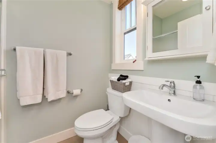 Main floor half bath