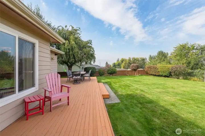 Deck wraps around home for maximum enjoyment of the views.
