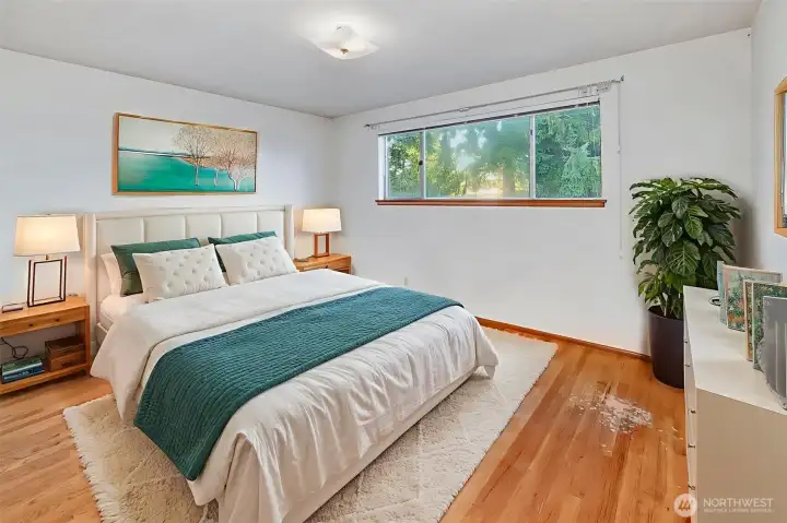 Bedroom 2 with South facing window.