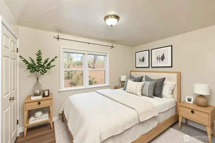 Unit A - Bedroom 2 (Virtually Staged)