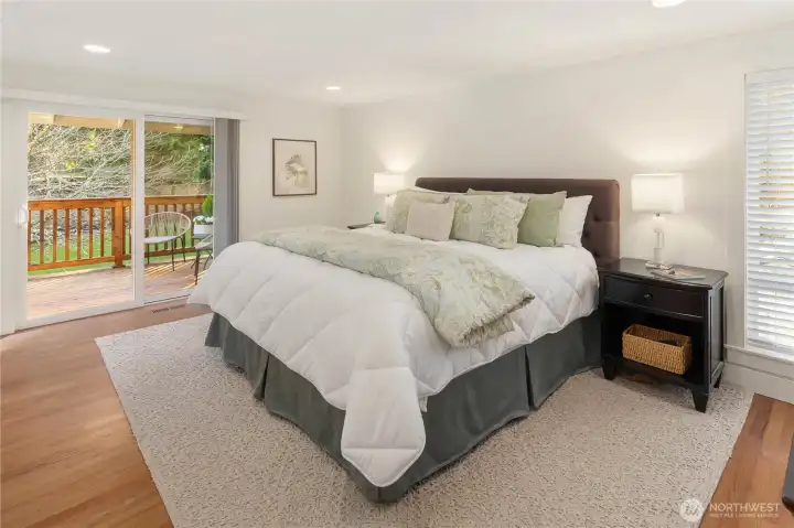 The primary suite is a respite setting.