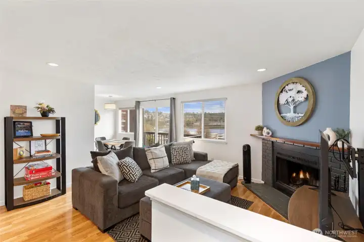 High quality Stanton couch and new TV.