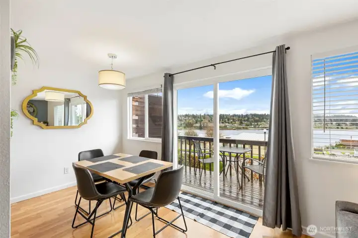 Water and bridge views.