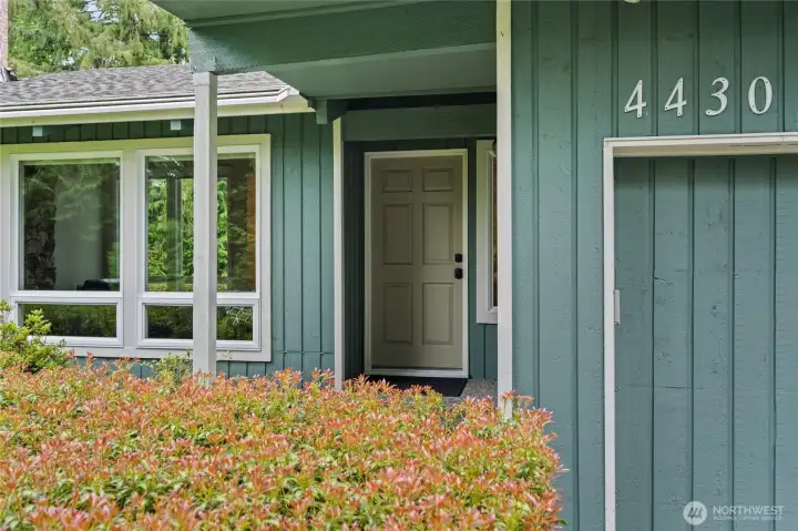 Covered entry invites you in.