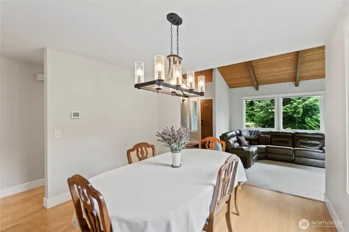 Spacious enough for a large gathering.