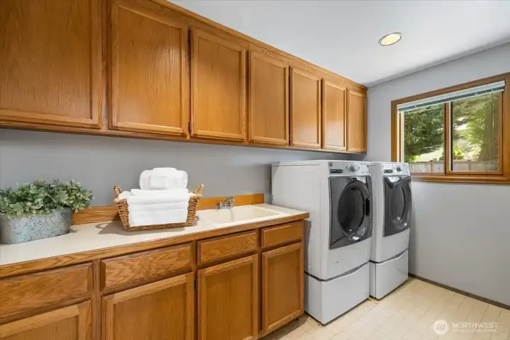 Main floor laundry room.