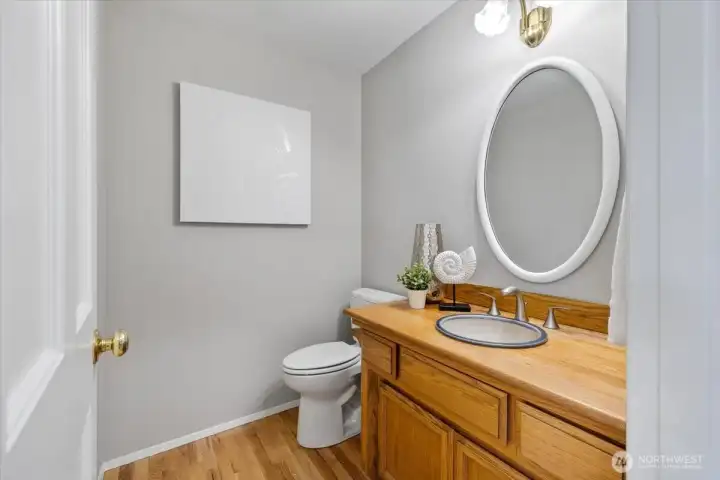 Main floor powder room.