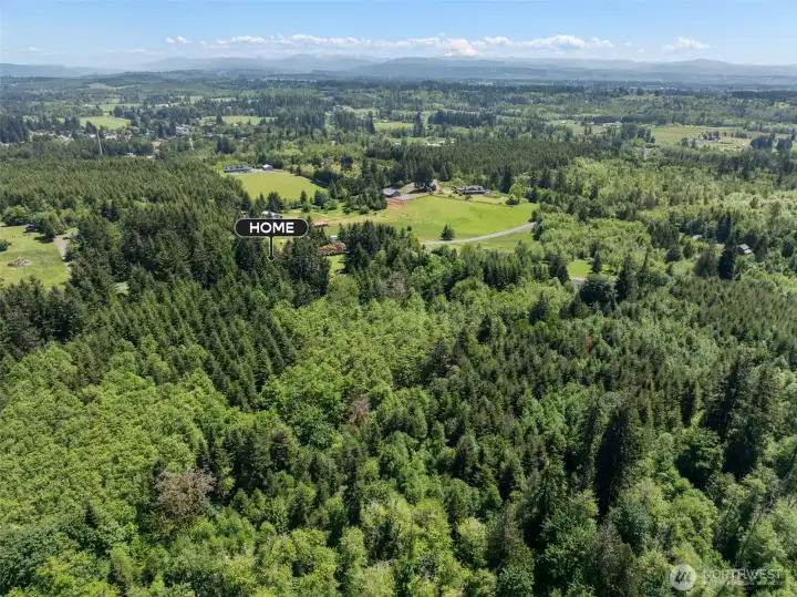 Beautiful Mt St Helen's center-right views from property Beautiful Mt St Helen's center-right views from property