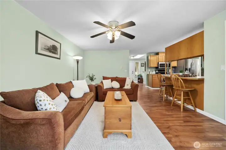 Enjoy a layout that makes hosting a breeze