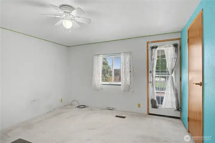 2 Bedroom with door leading out to the East patio 2 Bedroom with door leading out to the East patio