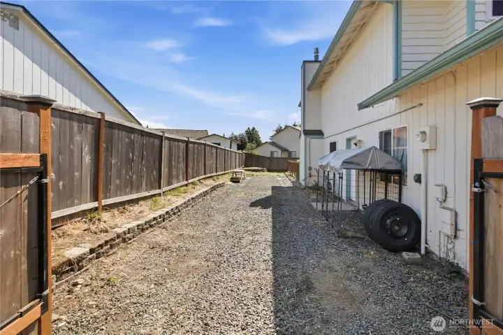 Expansive RV parking & dog run Expansive RV parking & dog run