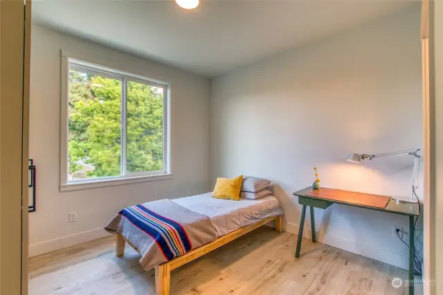 The ensuite bedroom on the north side.